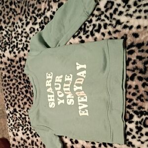Garanimals Green Sweatshirt with Uplifting Message